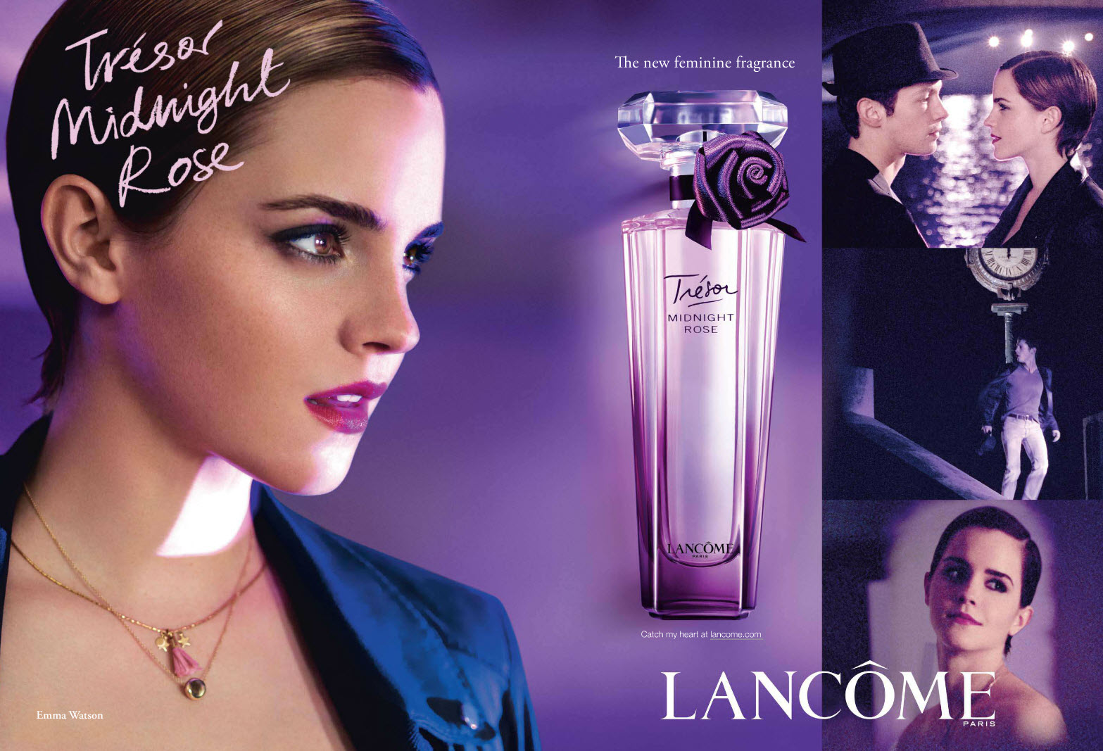 عطر ادکلن لانکوم ترزور میدنایت رز اورجینال Lancome Tresor Midnight
